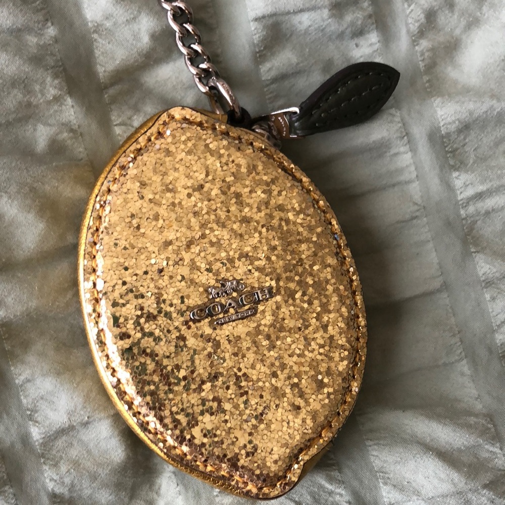Coach Sparkling Lemon Coin Purse
